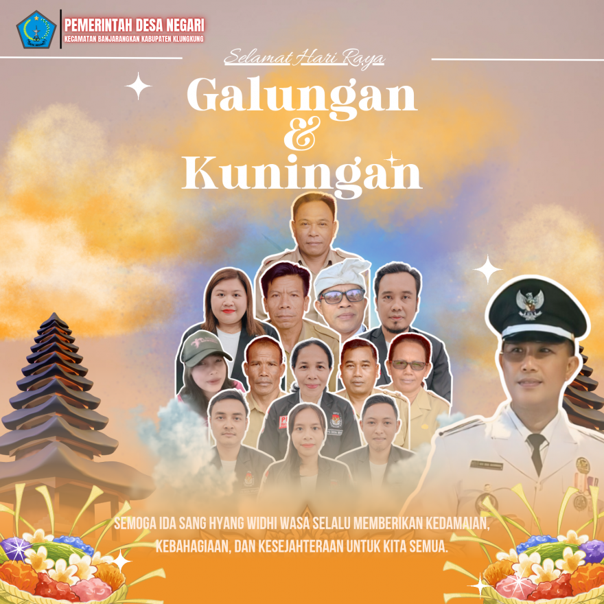 RAHAJENG RAHINA GALUNGAN & KUNINGAN