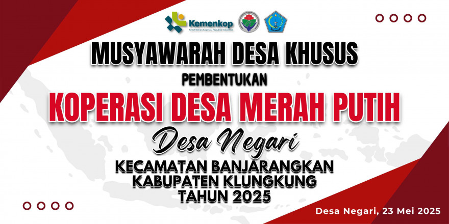Pembentukan Koperasi Desa Merah Putih