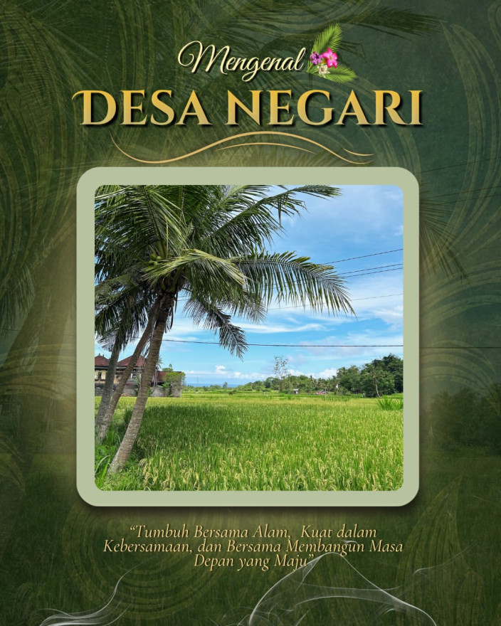 Mengenal Lebih Dekat Desa Negari, Klungkung